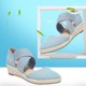 thumbnail image 1 of Summer Slope Cuerda de cáñamo Sandalias de gran tamaño Banda elástica Zapatos de pescador Wmkox8yii  sa1748, 1 of 3