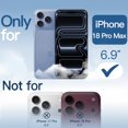 thumbnail image 2 of JETech Magnetic Case for iPhone 18 Pro Max |Compatible with MagSafe, Solid Color TPU Frame (Glacier), 2 of 7