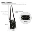 thumbnail image 6 of HELLHERO Dragonfly with Adjustable Strap Crossbody Bag 2 Zippers for Daily Use, 6 of 7