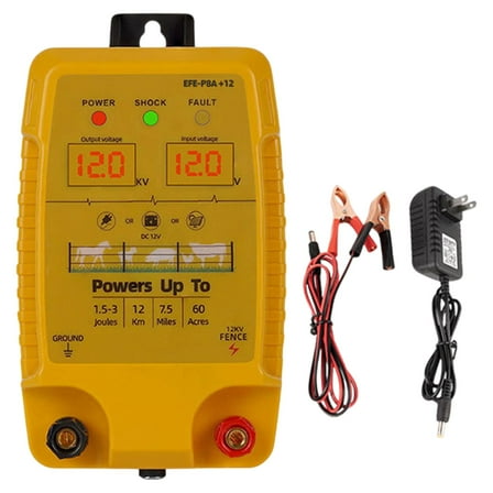 MAGIDEAL Electric Fence Compact Electric Fence Charger for Lawn Garden Farm