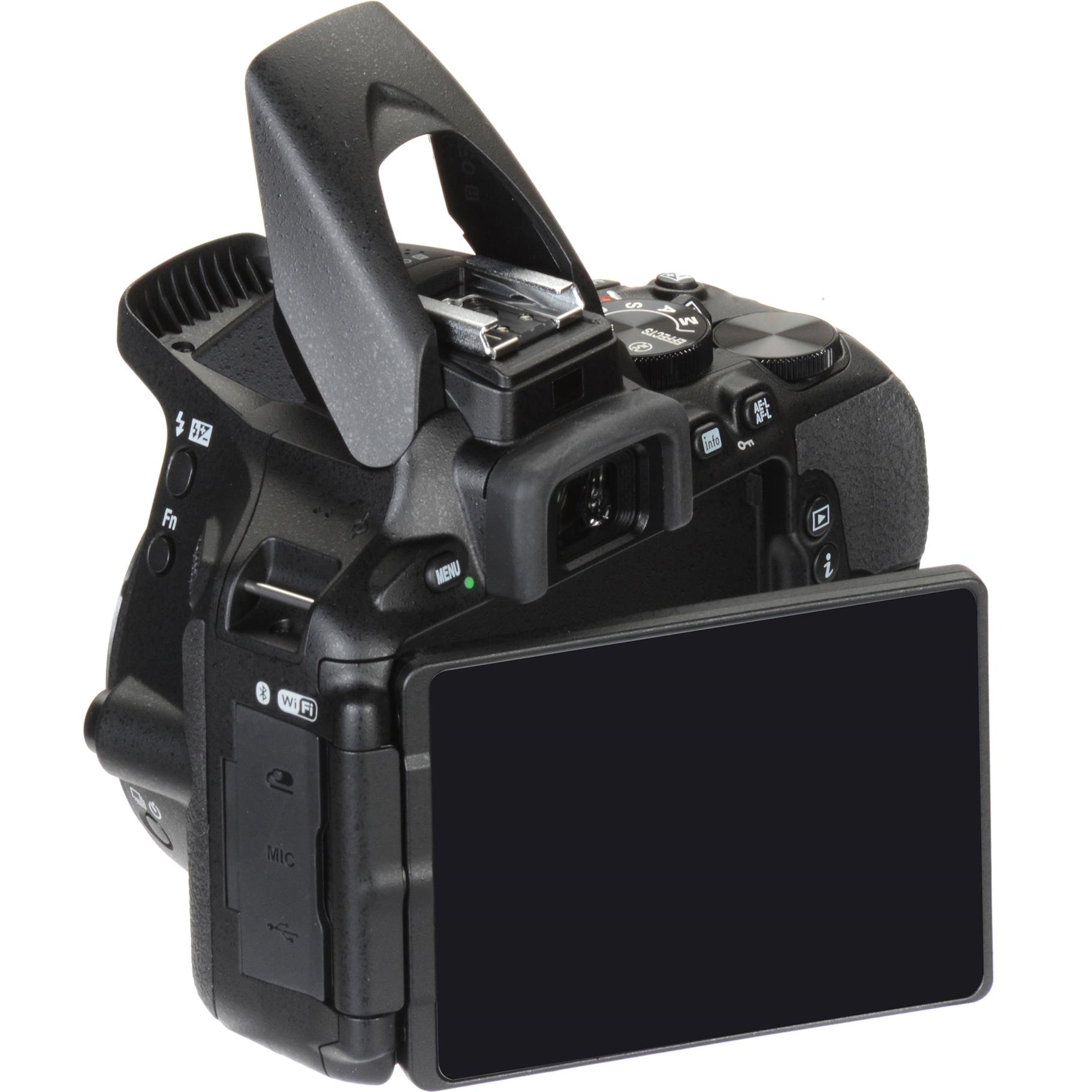 Nikon D5600 24.2 MP DX-format Digital SLR Body Black - image 5 of 9