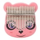 thumbnail image 2 of Piano de pulgar Kalimba de 17 teclas, bonito piano de dedo portátil con forma de dibujos animados rosa, con bolsa de almacenamiento para niños., 2 of 14