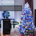 thumbnail image 3 of RGB Christmas Lights, 164ft 498 LED Smart String Lights App Controlled, Dimmable Color Changing Christmas Lights, Xmas Tree Lights Work with Alexa & Google Home, 3 of 15