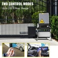 thumbnail image 4 of BENTISM Sliding Gate Opener 3300 LBS Automatic Sliding Gate, Gate Opener Motor with 2 Remote Controls, 230 ft Remote Distance Driveway Rolling Gate, Automatic Sliding Gate Opener for Sliding Gate, 4 of 9