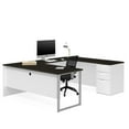 thumbnail image 4 of Bestar Pro Concept Plus U Desk in Deep Gray and Black, 4 of 5
