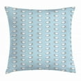 thumbnail image 1 of Baby Throw Pillow Cushion Cover, Counting Sheep Pattern Sleeping Monsters Sweet Dreams Moon Cute Childish Design, Decorative Square Accent Pillow Case, 24 X 24 Inches, Pale Blue White, by Ambesonne, 1 of 2