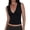 Black, variant on EMMIOL Women's Deep V-Neck Crop Tank Top Stretchy Sleeveless Going Out Top Summer Y2K Style