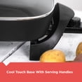 thumbnail image 4 of BLACK+DECKER Electric Skillet, 12”x15”, Deep Dish, Nonstick SurfaceSK1215BC, 4 of 5
