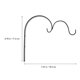 thumbnail image 2 of unbranded Colgador De Pared Para Plantas En Metal Negro Decorativo Y Resistente Para Jardín Y Exterior, 2 of 8