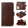 thumbnail image 1 of Allytech Flip Case for Galaxy S20 6.2", Premium PU Leather Shockproof Full Protection 9 Cards Slots Magnetic Clasp Folio Style Wallet Case Cover for Samsung Galaxy S20, Brown, 1 of 10