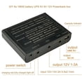 thumbnail image 3 of USB for DC 12V Output 6x 18650 Batteries UPS DIY Box for Cellphone WiFi Router LED Light Security Cam, 3 of 5