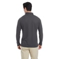 thumbnail image 2 of CORE365 CE112L Men's Fusion ChromaSoft™ Long Sleeve Pique Polo-Carbon-2XL, 2 of 5