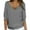 505_Grey, variant on Going Out Tops for Women Fall Fashion Fashion Clothing Blouson Casual Clothes Trendy Womens 3/4 Sleeve Tops Yellow
