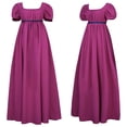 thumbnail image 1 of Vestido vintage Regent de Bridgetton, vestido de baile de cintura alta, vestido de té victoriano, 1 of 6