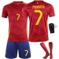 thumbnail image 5 of 24 Camiseta de la Copa de Europa de España No. 19 Yamal 26 Pedri 7 Morata No. 9 Traje de camiseta de fútbol Garvey, 5 of 5