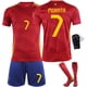 thumbnail image 5 of 24 Camiseta de la Copa de Europa de España No. 19 Yamal 26 Pedri 7 Morata No. 9 Traje de camiseta de fútbol Garvey, 5 of 5