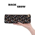 thumbnail image 3 of Xecao Space Rocket Print Leather Pencil Case -Stationery Bag Pen Holder for Work & Office, 3 of 5