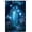 Blue, variant on Fantasy Forest Path Shower Curtain Fairy Magical Enchanted Misty Jungle Mushroom Floral Tree Butterfly Lantern Wonderland Bath Curtain Fabric Bathroom Accessories Decor with Hooks 35W x70L