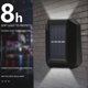 thumbnail image 5 of Simple Up Down Glowing Solar Outdoor Lamp Personalized Exterior Wall Light for Home Garden Porch, 5 of 5