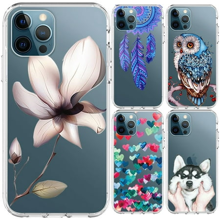 for iPhone 11 12 13 Pro Max Love Phone Cases Samsung A51 A71 Shockproof Protector Huawei Mate 30 Xiaomi Redmi K30 Flower Print TPU Covers Dog Shell Eagle Clear Fundas Coque Dreamcatcher Carcasa Capa