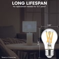 thumbnail image 5 of LUXRITE A15 Edison LED Bulb, 8.5W=60W, Dimmable, 3500K, 750 Lumens, Enclosed Fixture Rated, E26 Base, UL Listed 6 Pack, 5 of 7