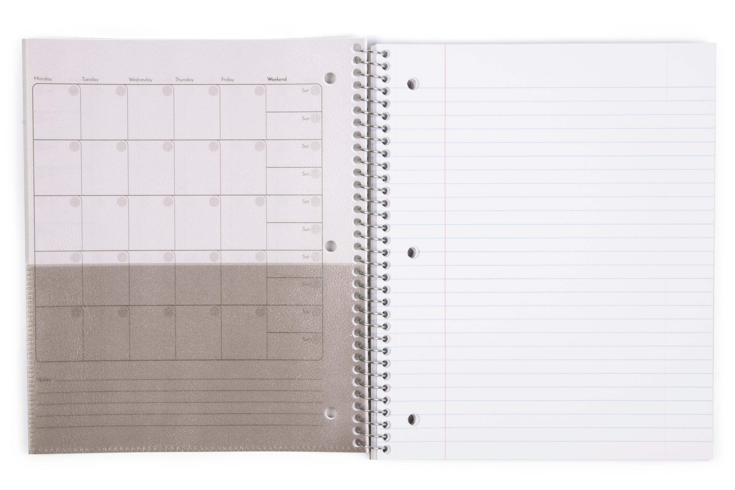 Mintra Spiral Notebooks, 3-Pack, Wide Ruled, 100 Sheets photo 3