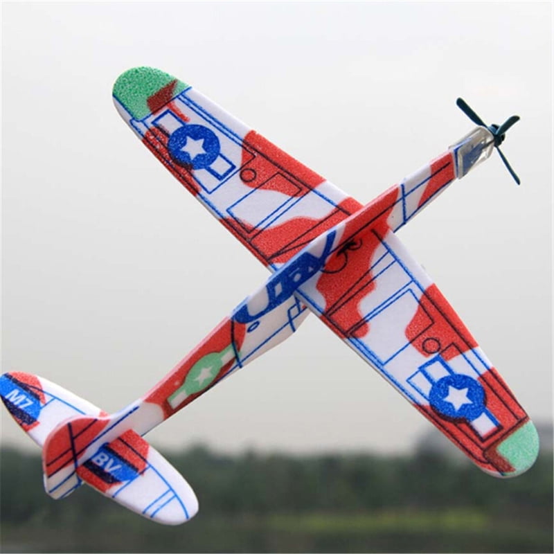 Details about   19cm Hand Throw Flying Glider Planes Foam Airplane Party Bag Fillers Kids Toy 