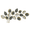 GRAY GOLD, variant on Aria Home Metal Wall Art, Two-Tone Leaf Sculpture, Gray Gold, for Living Room