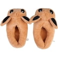 thumbnail image 4 of Pantuflas de felpa de Eevee lindas de dibujos animados marrones, pantuflas para el hogar, pantuflas de algodón de anime, pantuflas de invierno, 4 of 5
