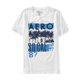 thumbnail image 1 of Aeropostale Hombre Bordado Aero So. Camiseta gráfica Cal, blanca, extragrande, 1 of 2