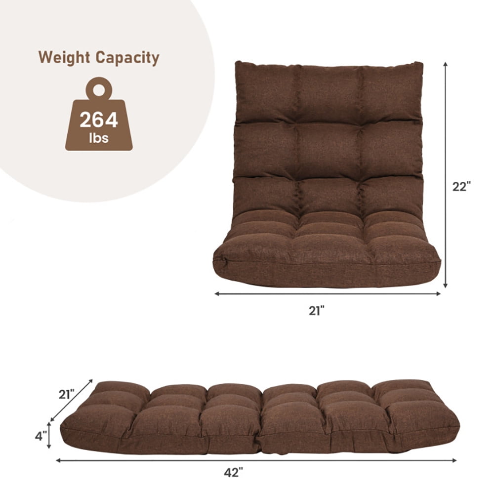 Finihen Folding Lazy Sofa Chair, 14-Position Adjustable Folding Lazy Gaming Sofa, for Living Room, Bedroom, for Gaming, Reading, Coffee Finihen Folding Lazy Sofa Chair, 14-Position Adjustable Folding Lazy Gaming Sofa, for Living Room, Bedroom, for Gaming, Reading, Coffee