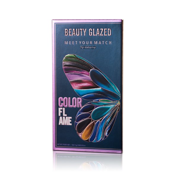 BEAUTY GLAZED 18 Colors Eyeshadow Pallet Eye Makeup Palette Make Up Eye Shadows Cosmetics Gift Kit