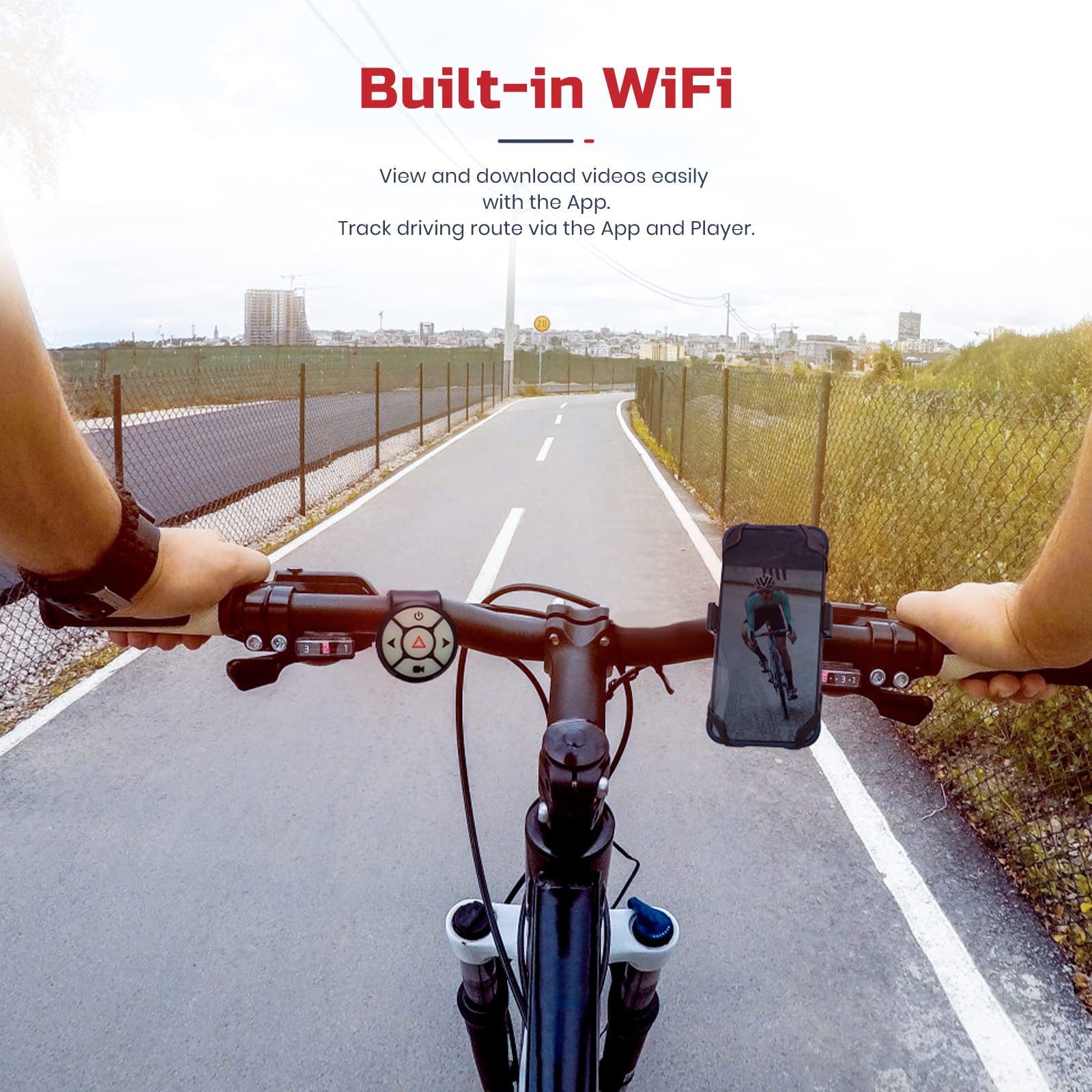 bike camera rear light
