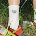 thumbnail image 6 of 2 Pairs Unisex Human Crew Socks Made Breathable Comfort Causal Athletic Socks, 6 of 9