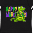 thumbnail image 4 of Inktastic Happy Mardi Gras Cute Alligator with Beads Boys or Girls Toddler T-Shirt, 4 of 5