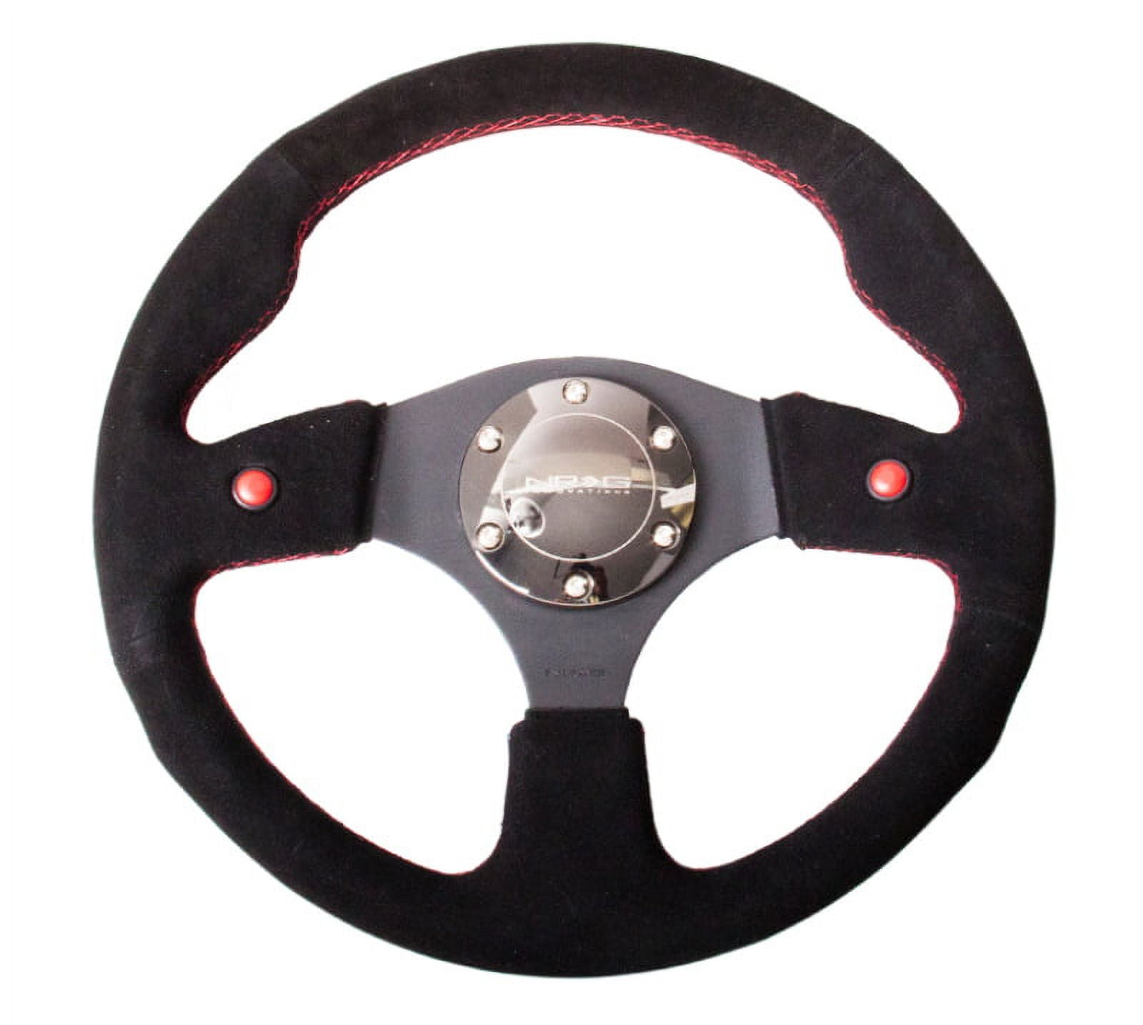 NRG Innovations NRG-RST-002RCF Carbon Fiber Aluminum 6-Bolt 320mm