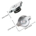 thumbnail image 2 of HOOWIFFY 2Pcs Automotive Accessories Silver Iron Secure Seal For Small Cars, 2 of 8