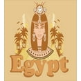 thumbnail image 3 of Ambesonne Egyptian Duvet Cover Sets, Egypt Queen, 2-Twin, Brown Ginger, 3 of 4