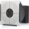 thumbnail image 1 of 14 X 14cm Target Stand + 100 Targets Air Pellet Trap Airsoft Rifle Black Funnel Banmo, 1 of 4