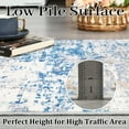 thumbnail image 7 of FairOnly Grey Blue 9'x12'Modern Abstract Machine Washable Non Slip Non Shedding Area Rug Soft Low Pile Floor Rug for Living Room Kitchen Bedroom, 7 of 7