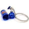 thumbnail image 2 of Nitrous Oxide Bottle Keychain NOS Car Motorcycle Gift Key Ring Tuning Man Mini Exhaust Gas Steering Wheel, Blue, One Size, 2 of 5