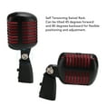 thumbnail image 4 of Microphone Vocal Dynamique Rétro Classique, Style Vintage Ancien Micro Cardioïde Unidirectionnel, Support Universel Compatible, pour Karaoké Performance en Direct, 4 of 7