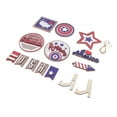 thumbnail image 3 of Independence Day Wooden Decoration, Good In Shape Tray Wooden Ornament  For Gift Making Type 8, 3 of 8