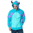 thumbnail image 4 of Disney Adult Unisex Monsters Inc. Sulley Character Costume Sweatshirt Zip Hoodie, 4 of 6