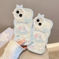 thumbnail image 5 of Cinnamoroll cartoon wave monster bracelet phone case  for Iphone16 Pro Max/16 Plus/16 Pro/15/14/13/12/11 stand protective cover, 5 of 15