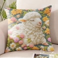 thumbnail image 1 of Uuiauoio Easter Home Decorations Garland Bunny Pillow Covers Floral Rabbit Throw Cushion Cover Decorative Pillows for Bed Couch Home Sofa Living Room Rustic Farmhouse Decor, 1 of 7