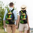 thumbnail image 6 of Balery St. Patrick's Day4 Vintage Canvas Backpack for Men and Women - Large Capacity, Durable Travel Laptop Bag for School, Work, Hiking, and Outdoor Activities, 6 of 7