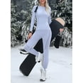thumbnail image 5 of Alove Women Thermal Suit Airtight Flexible Top and Bottom Warm Set Winter Breathable Warm Base layer Set, 5 of 5