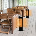 thumbnail image 4 of Gymax 1200W Freestanding Double-Sided Patio Heater Automatic Shut-Off with Handle, 4 of 10