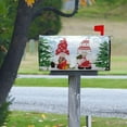 thumbnail image 6 of Winter Gnome Magnetic Mailbox Cover Christmas Xmas Mailbox Cover Magnetic Mailbox Wraps Post Letter Box Cover Garden Standard Size 21 X 25 inch, 6 of 6